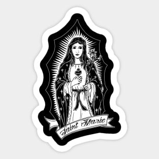 virgin mary Sticker